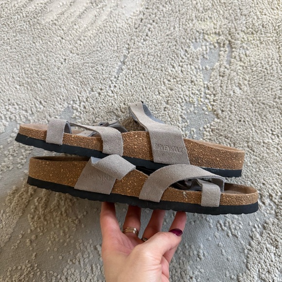 Birkenstock Taupe Sandals - Picture 4 of 14